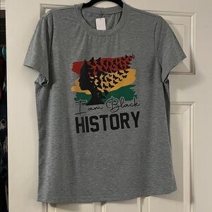 I am Black History Gray Women's T-shirt